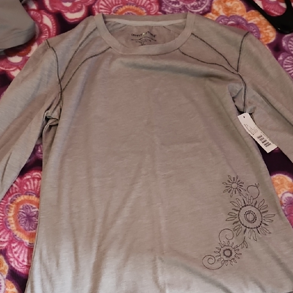 ExOfficio Gray Long Sleeve Top